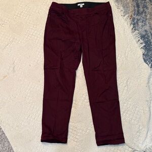Croft & Barrow Burgundy Pants